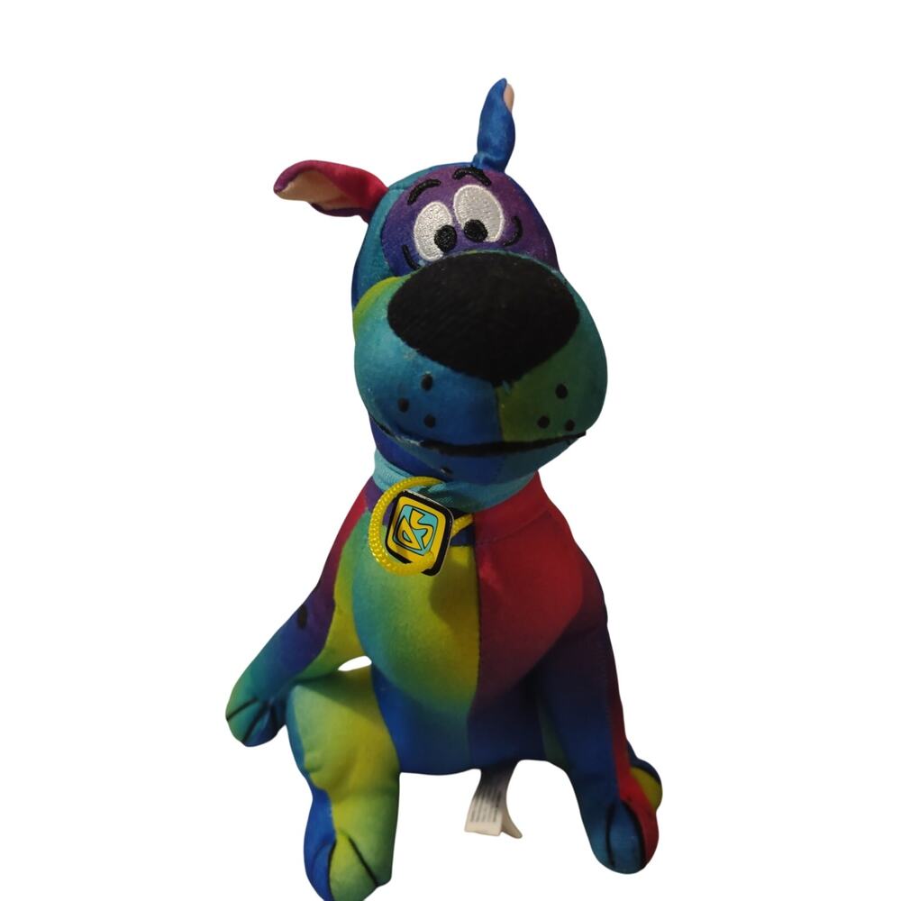 Scooby Doo Tie‎ Dye Plush 9 Inches Nostalgia Kidcore Colorful
